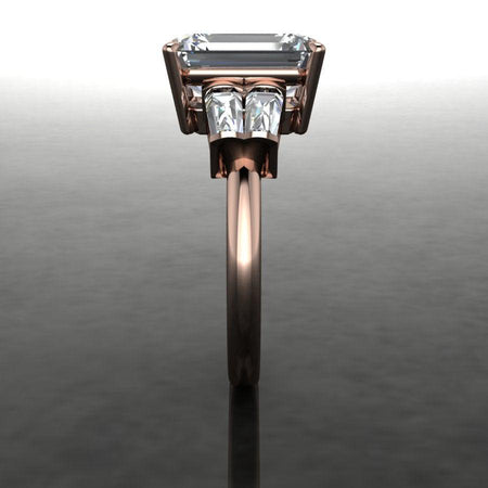 10kt rose gold Engagement Ring Bel Viaggio Designs, LLC