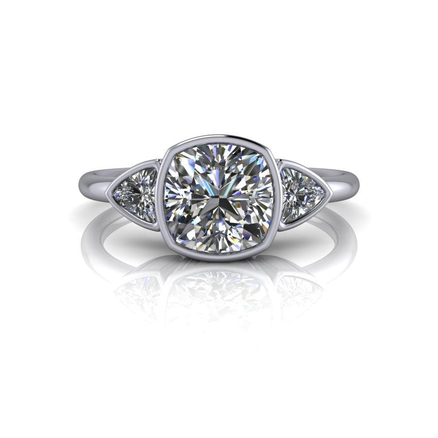 925 Silver Engagement Ring Bel Viaggio Designs, LLC