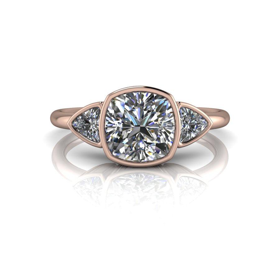 10kt rose gold Engagement Ring Bel Viaggio Designs, LLC