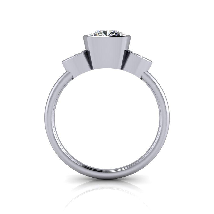 925 Silver Engagement Ring Bel Viaggio Designs, LLC