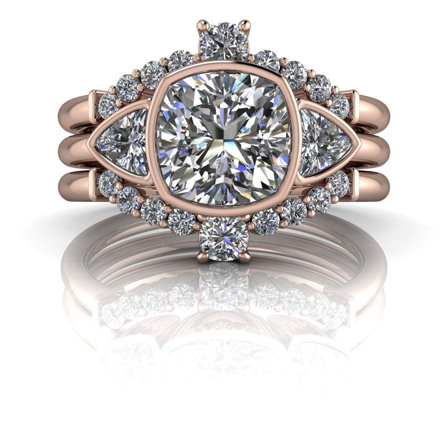 10kt rose gold Engagement Ring Bel Viaggio Designs, LLC