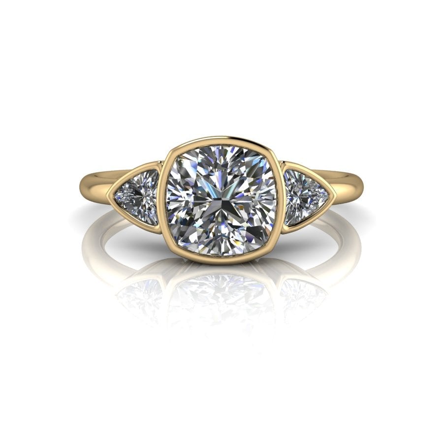 10kt yellow gold Engagement Ring Bel Viaggio Designs, LLC