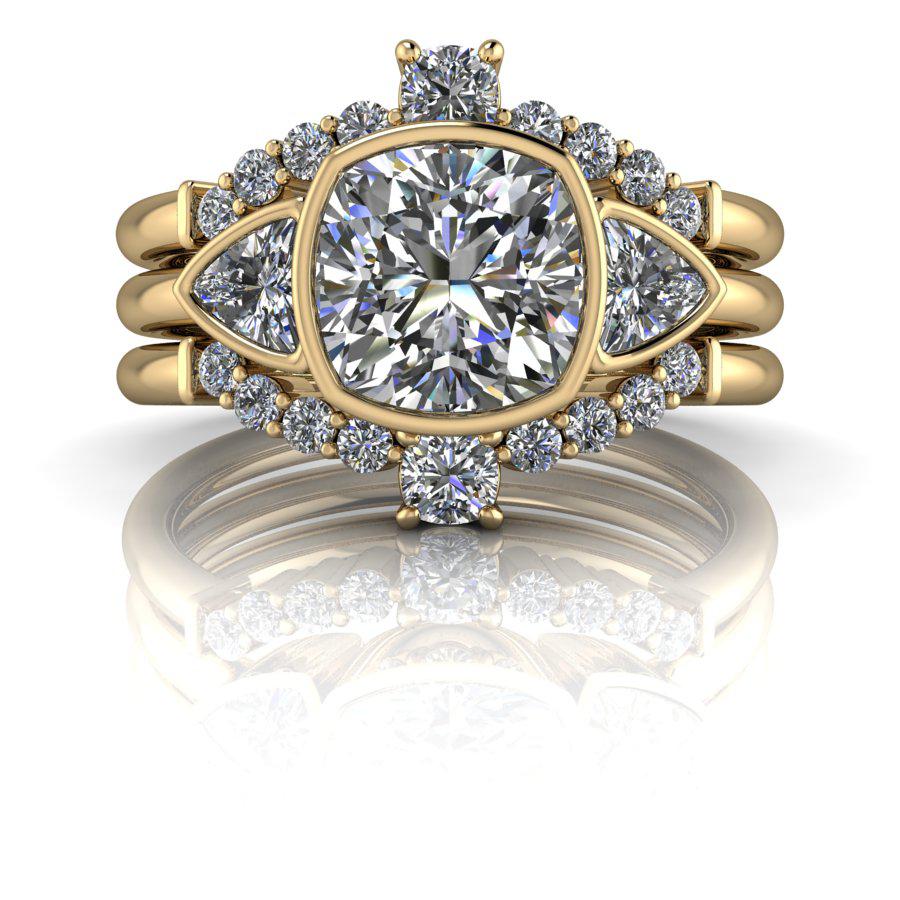 10kt yellow gold Engagement Ring Bel Viaggio Designs, LLC