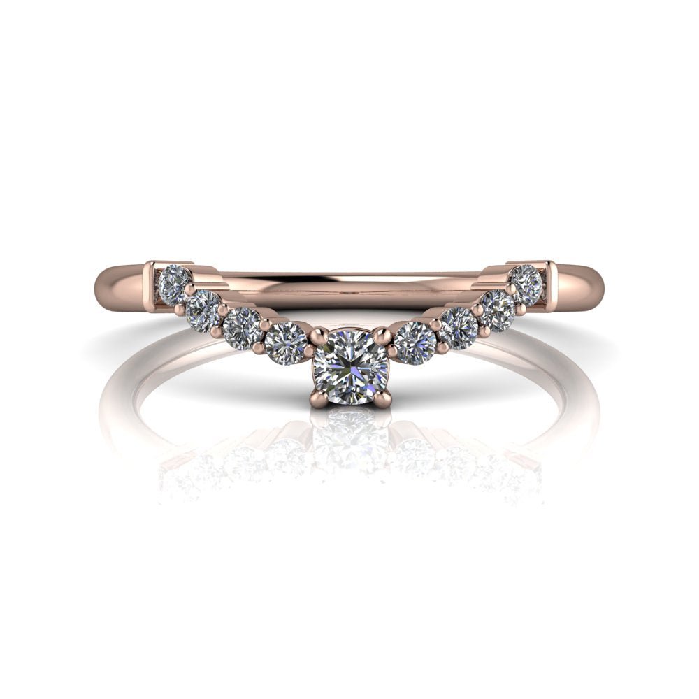 10kt rose gold Engagement Ring Bel Viaggio Designs, LLC