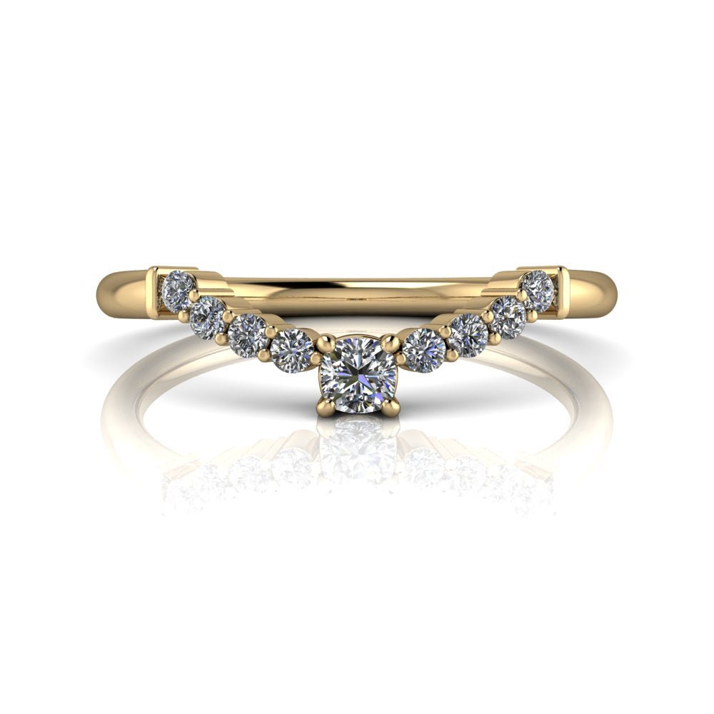 10kt yellow gold Engagement Ring Bel Viaggio Designs, LLC