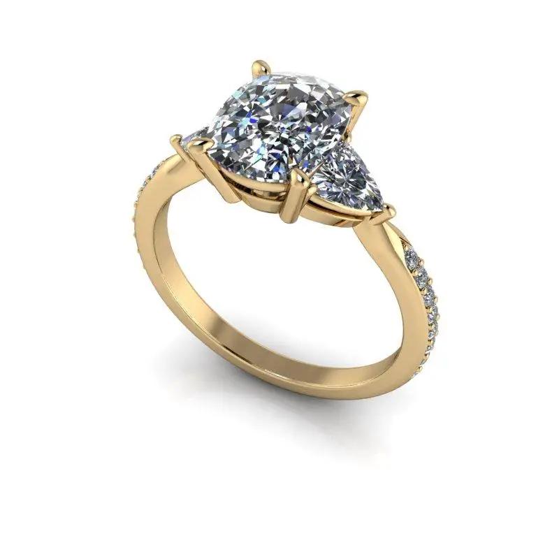 10kt yellow gold Engagement Ring Bel Viaggio Designs, LLC