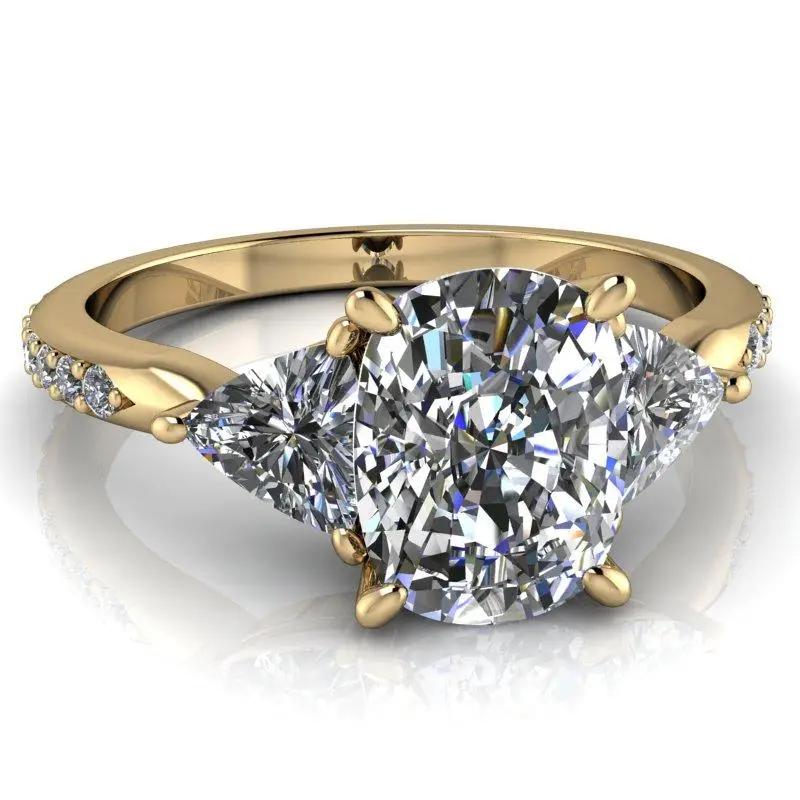 10kt yellow gold Engagement Ring Bel Viaggio Designs, LLC