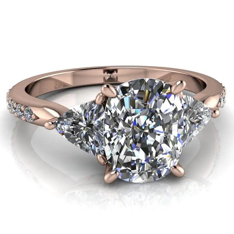 10kt rose gold Engagement Ring Bel Viaggio Designs, LLC