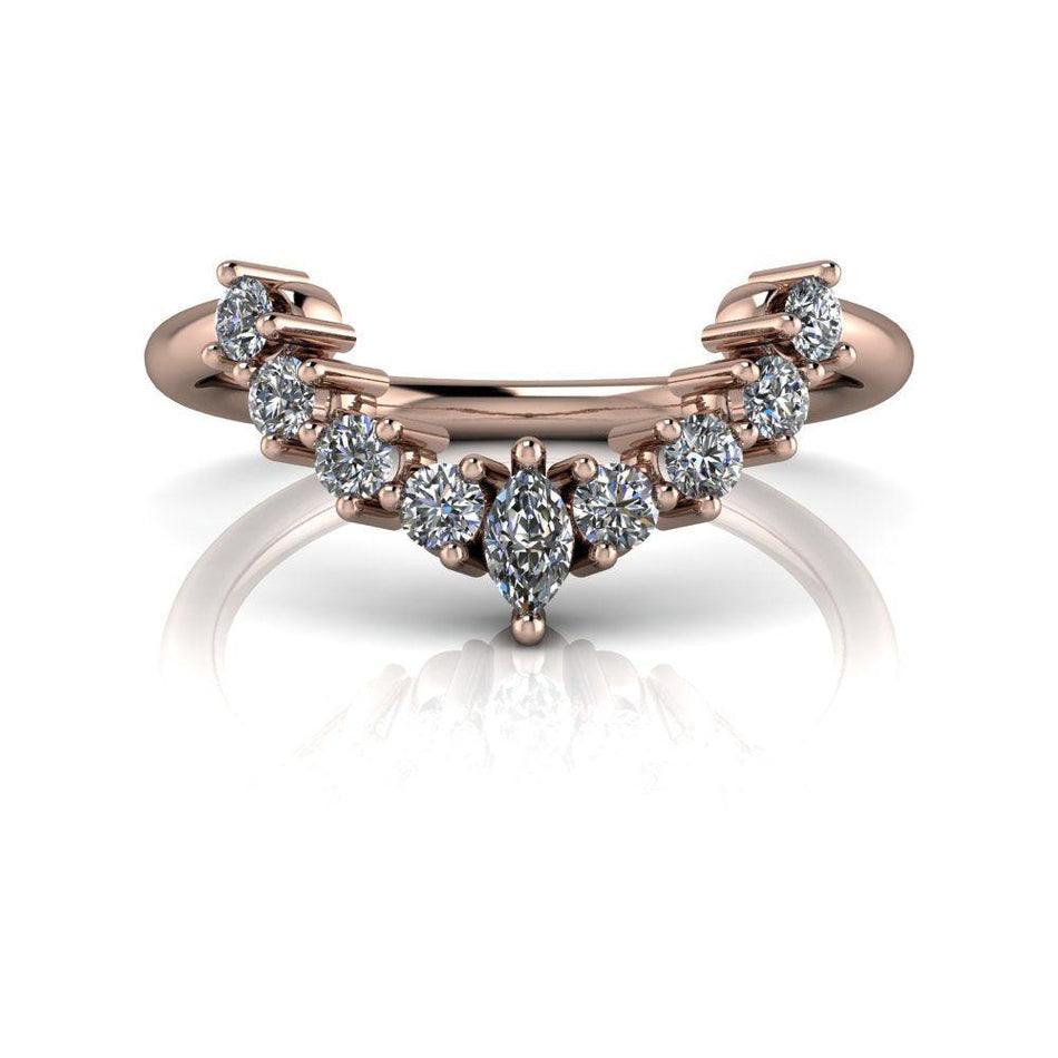 10kt rose gold Engagement Ring Bel Viaggio Designs, LLC