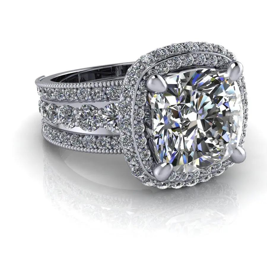 925 Silver Engagement Ring Bel Viaggio Designs, LLC