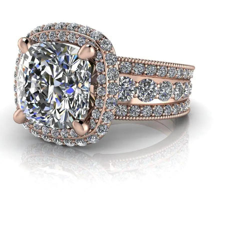 10kt rose gold Engagement Ring Bel Viaggio Designs, LLC