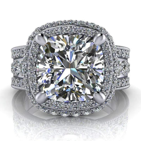 14kt white gold Engagement Ring Bel Viaggio Designs, LLC