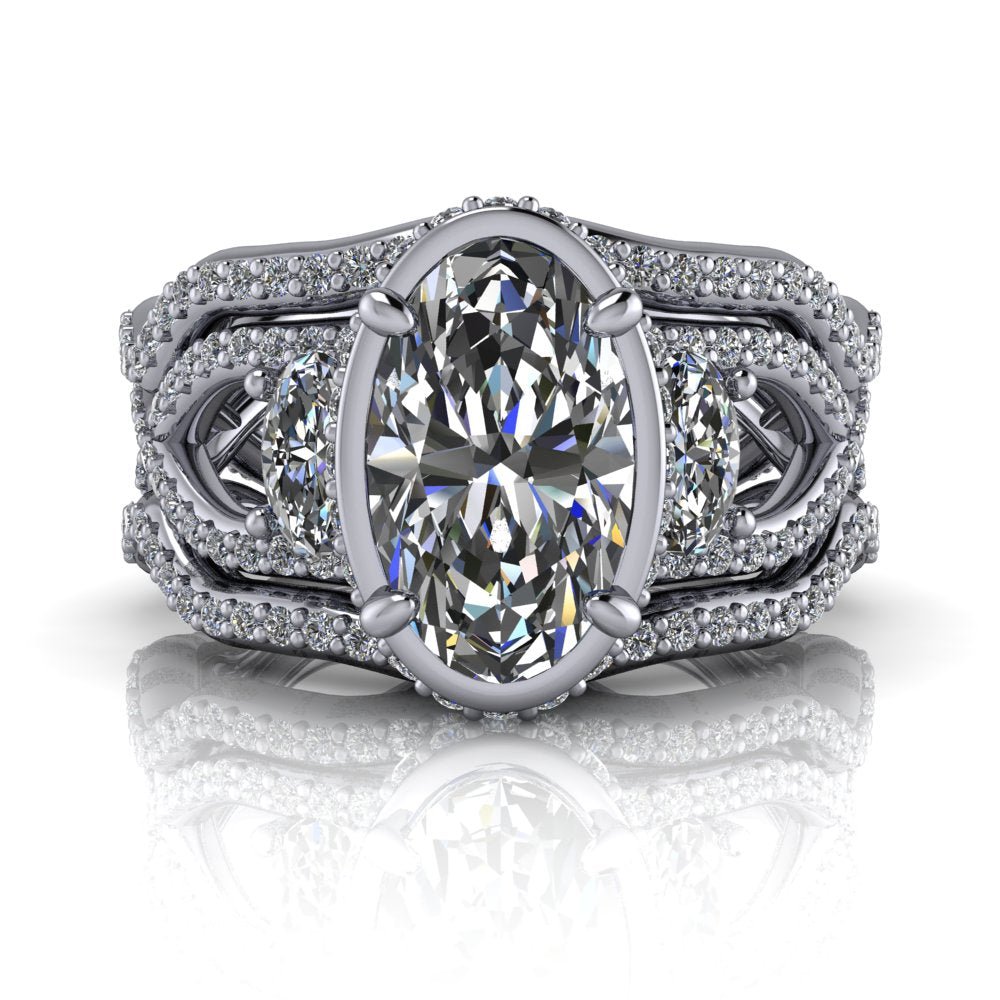 925 Silver Engagement Ring Bel Viaggio Designs, LLC