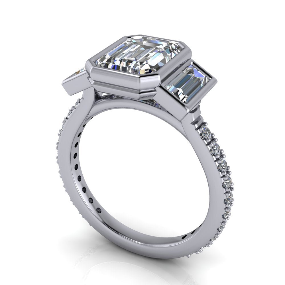 10kt white gold Bel Viaggio Designs, LLC