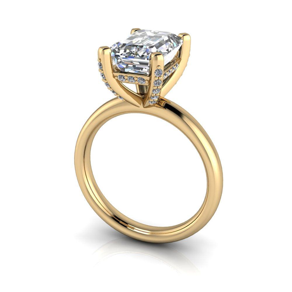 10kt yellow gold Engagement Ring Bel Viaggio Designs, LLC