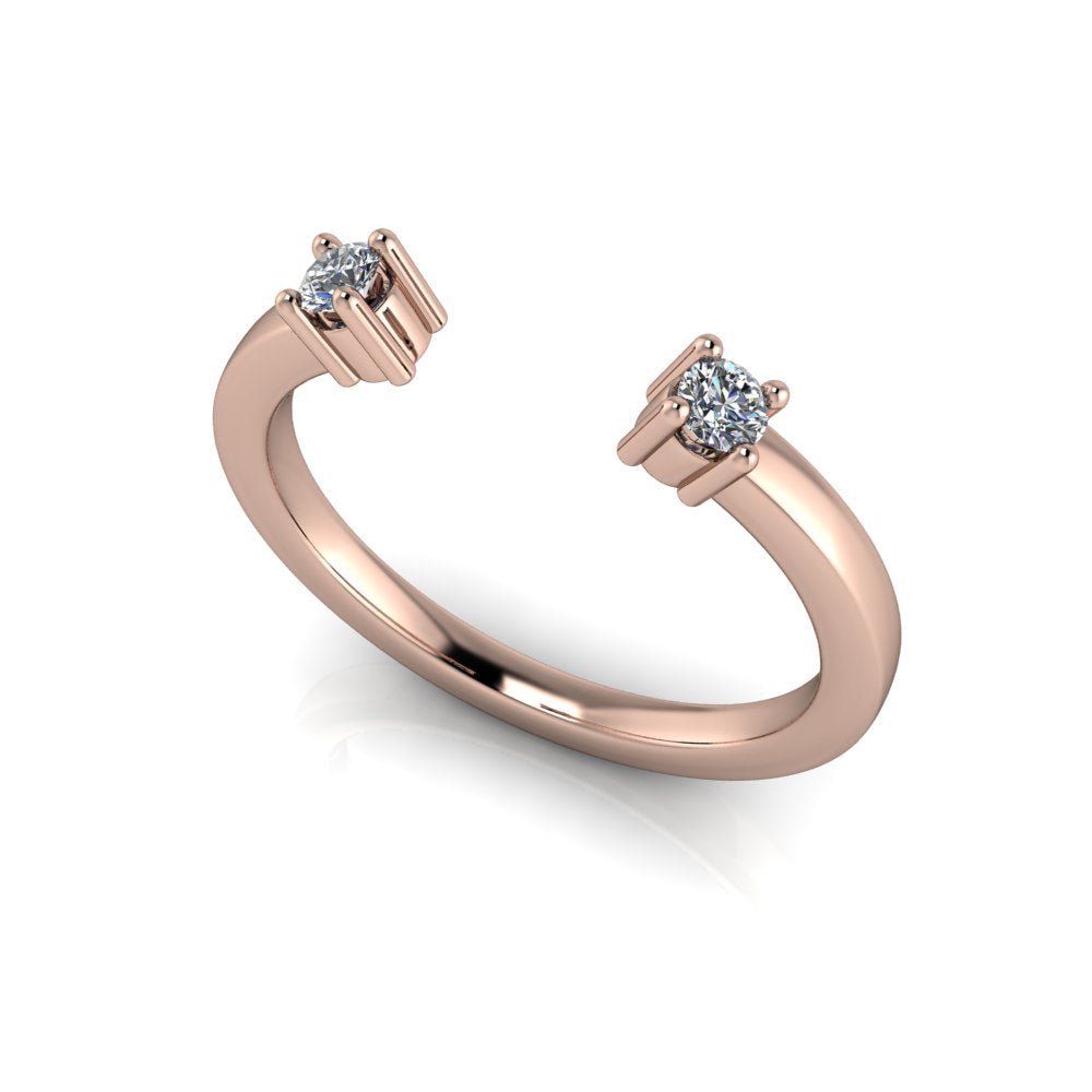 10kt rose gold Engagement Ring Bel Viaggio Designs, LLC