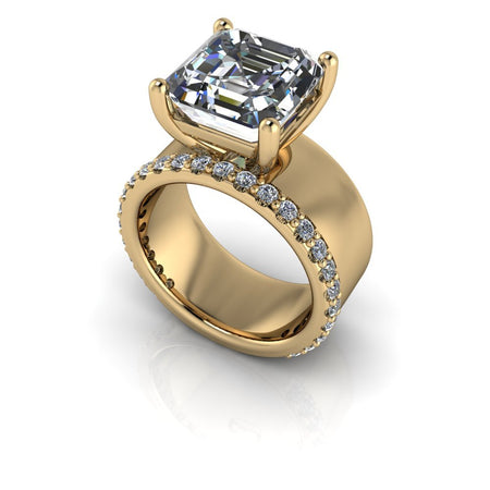 10kt yellow gold Engagement Ring Bel Viaggio Designs, LLC