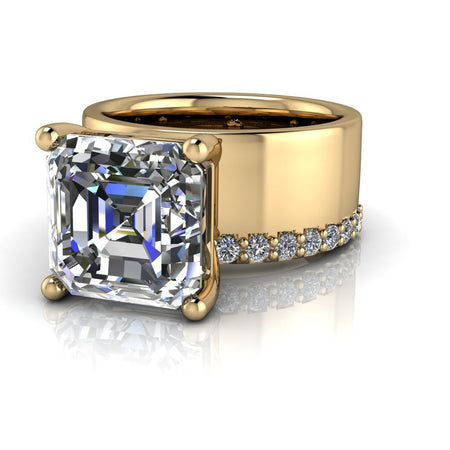 10kt yellow gold Engagement Ring Bel Viaggio Designs, LLC