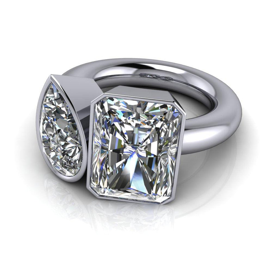 925 Silver Engagement Ring Bel Viaggio Designs, LLC