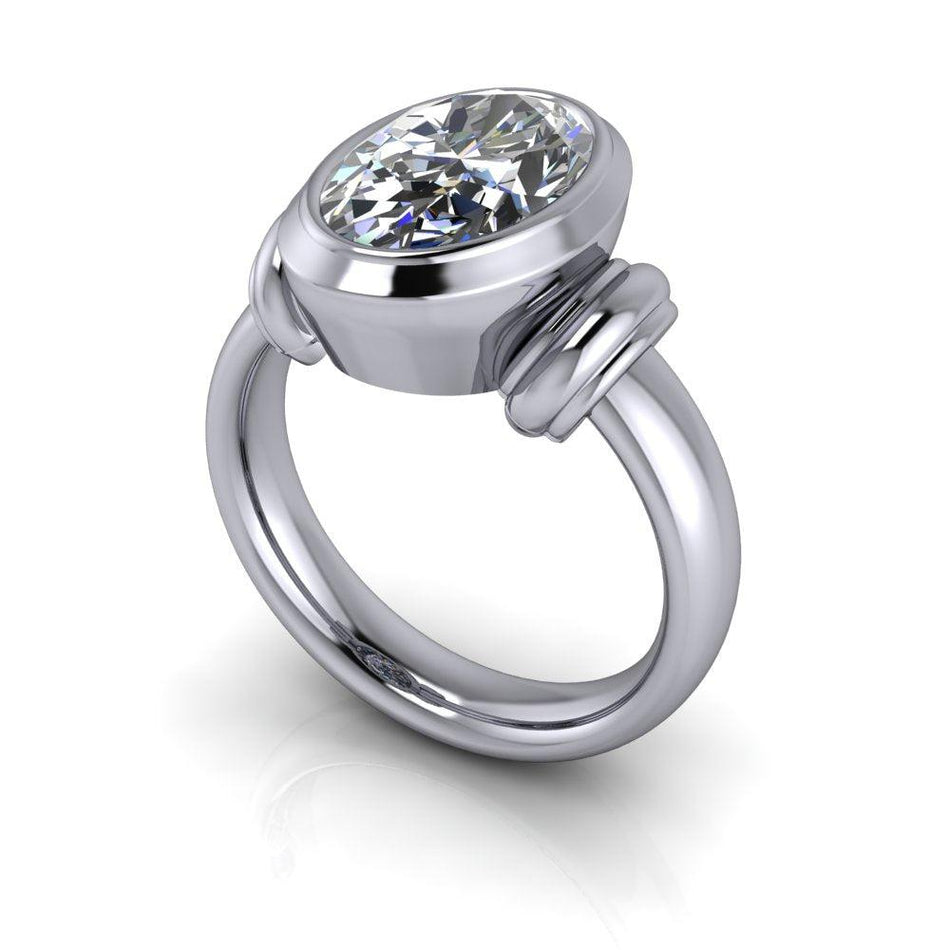 925 Silver Engagement Ring Bel Viaggio Designs, LLC