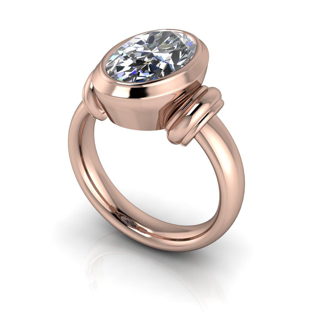 10kt rose gold Engagement Ring Bel Viaggio Designs, LLC