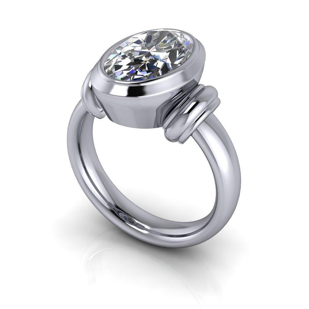 10kt yellow gold Engagement Ring Bel Viaggio Designs, LLC