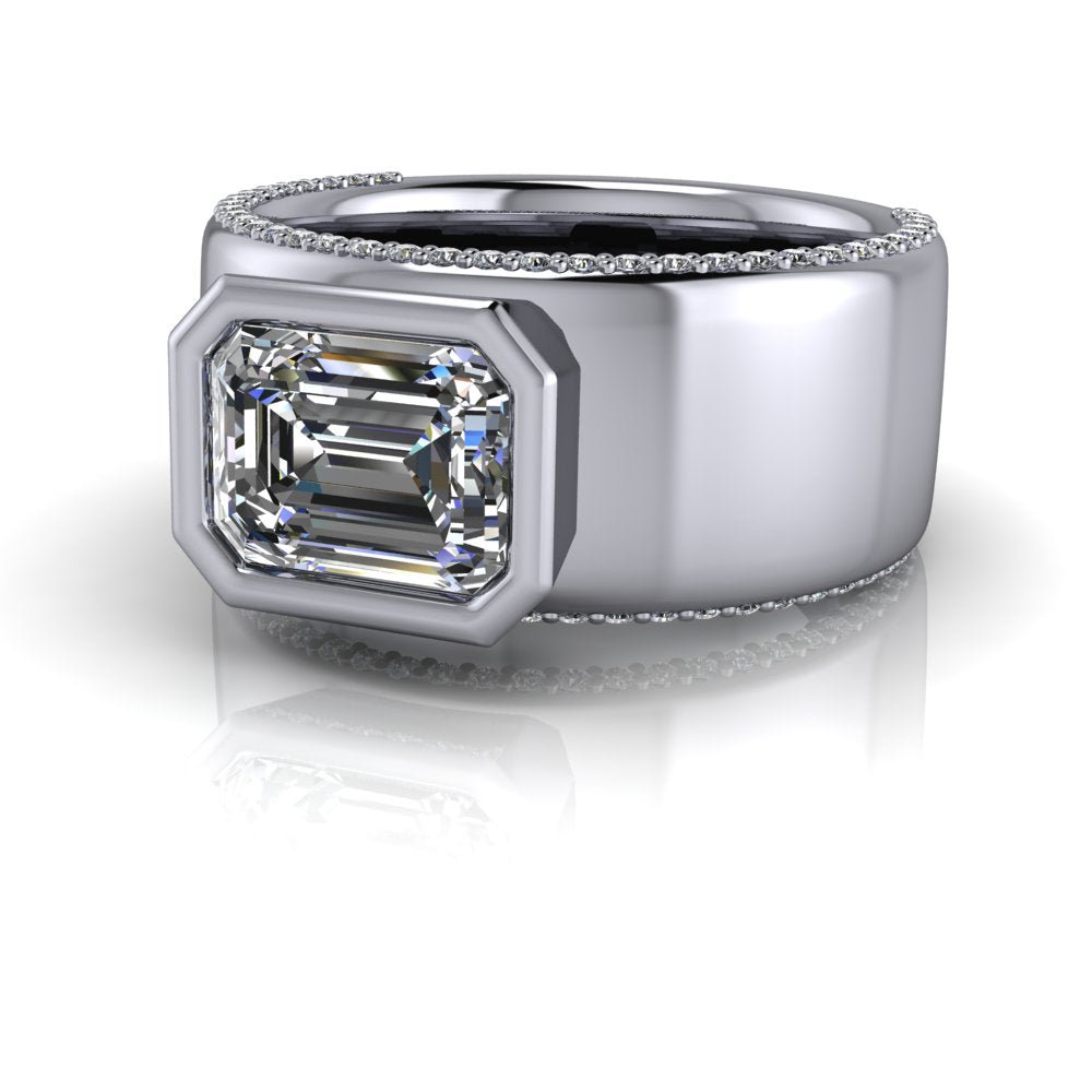 10kt white gold Engagement Ring Bel Viaggio Designs, LLC