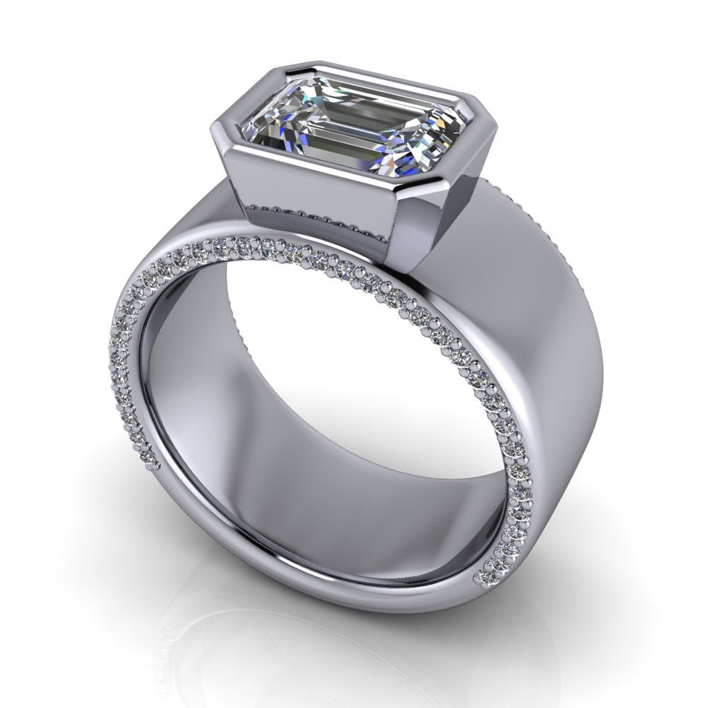 925 Silver Engagement Ring Bel Viaggio Designs, LLC