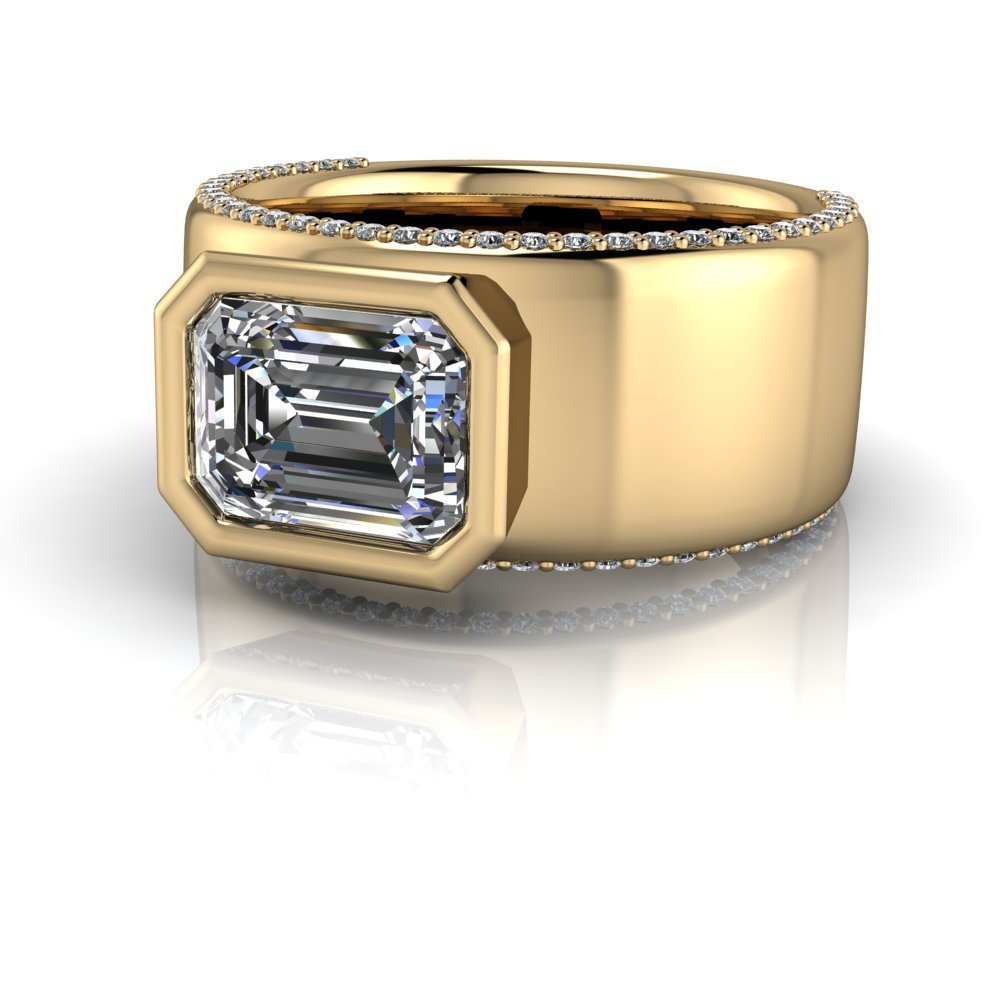 10kt yellow gold Engagement Ring Bel Viaggio Designs, LLC