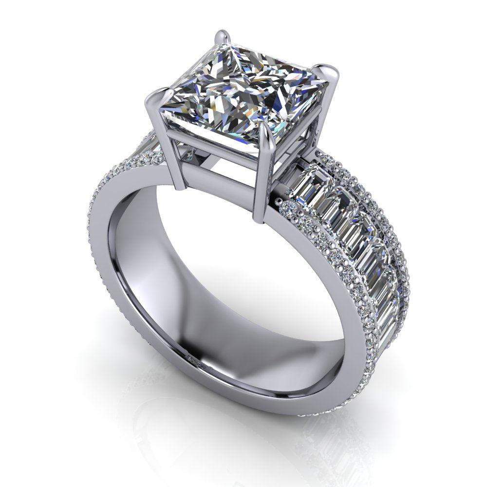 925 Silver Engagement Ring Bel Viaggio Designs, LLC