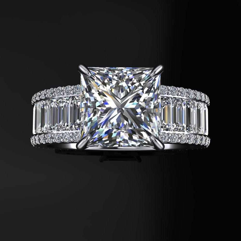 925 Silver Engagement Ring Bel Viaggio Designs, LLC