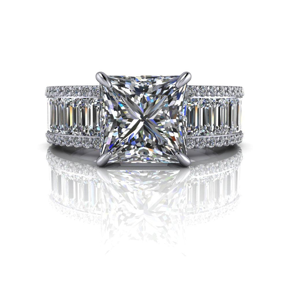 925 Silver Engagement Ring Bel Viaggio Designs, LLC