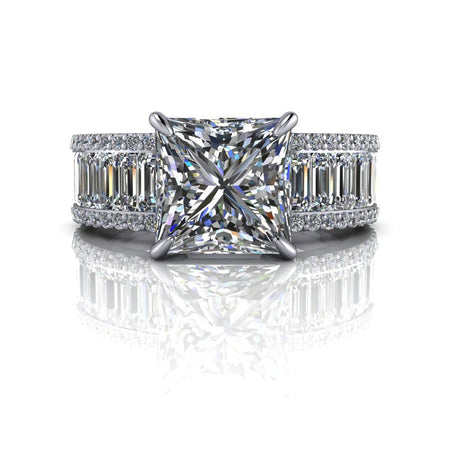 925 Silver Engagement Ring Bel Viaggio Designs, LLC