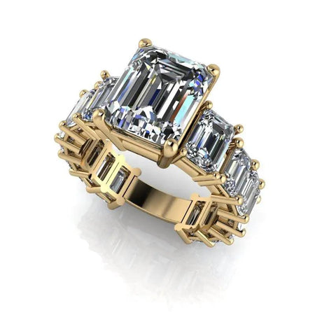 10kt yellow gold Engagement Ring Bel Viaggio Designs, LLC