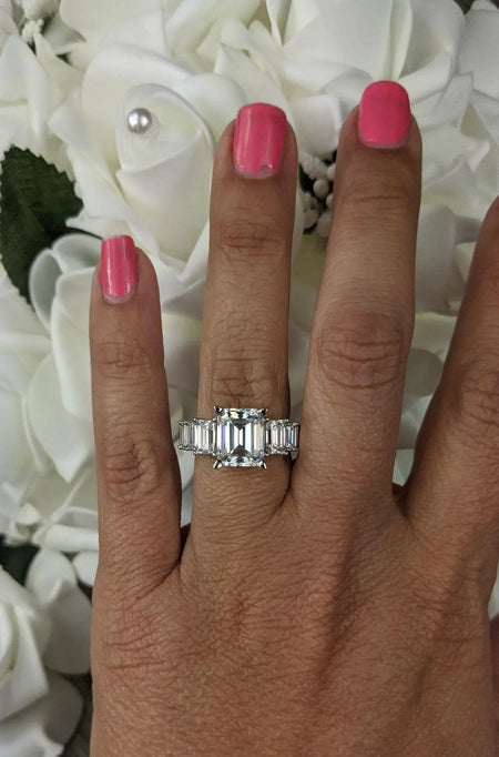 10kt white gold Engagement Ring Bel Viaggio Designs, LLC