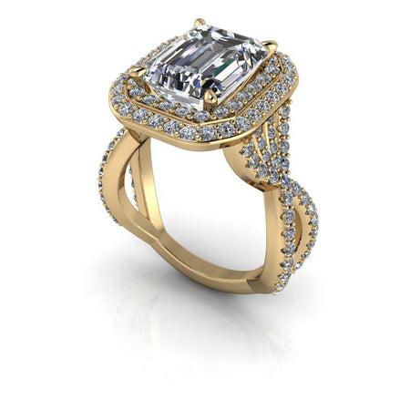 10kt yellow gold Engagement Ring Bel Viaggio Designs, LLC