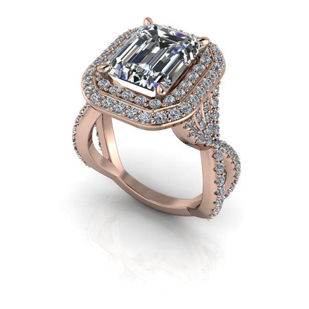 10kt rose gold Engagement Ring Bel Viaggio Designs, LLC