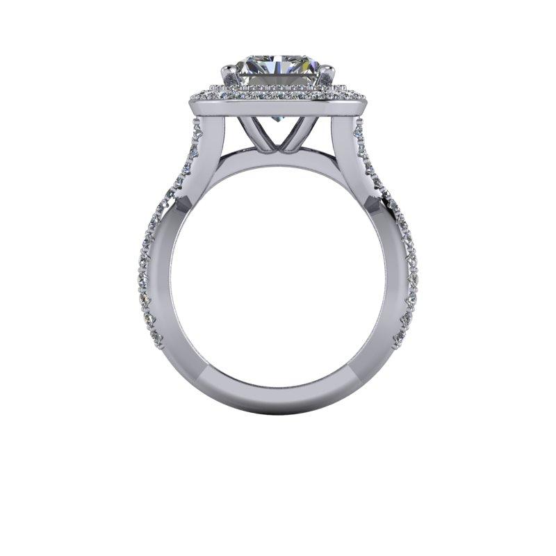 10kt rose gold Engagement Ring Bel Viaggio Designs, LLC