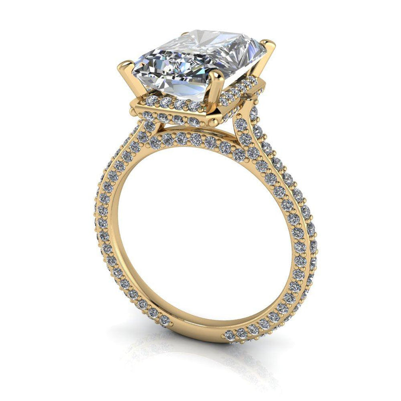 10kt yellow gold Engagement Ring Bel Viaggio Designs, LLC