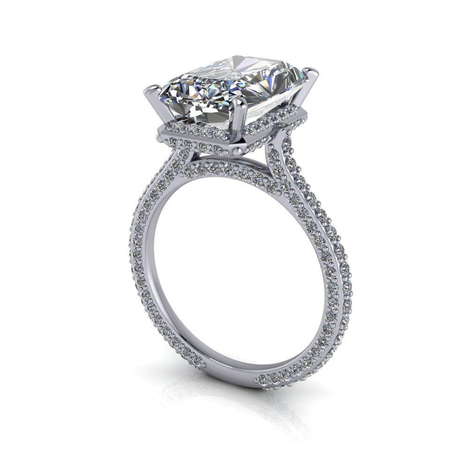 925 Silver Engagement Ring Bel Viaggio Designs, LLC