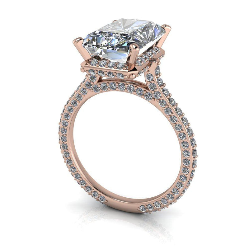 10kt rose gold Engagement Ring Bel Viaggio Designs, LLC