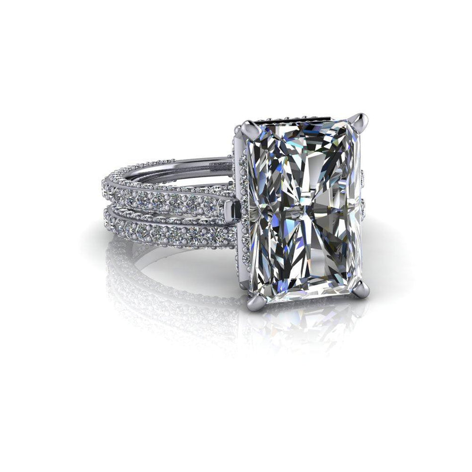 925 Silver Engagement Ring Bel Viaggio Designs, LLC