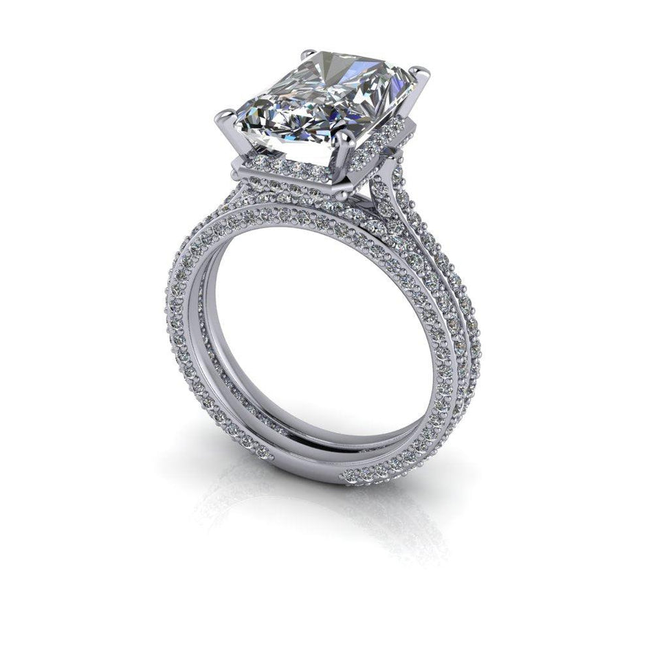 925 Silver Engagement Ring Bel Viaggio Designs, LLC