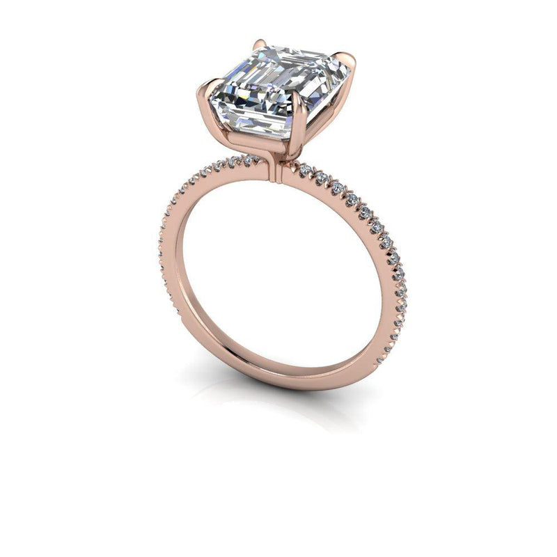 10kt rose gold Engagement Ring Bel Viaggio Designs, LLC