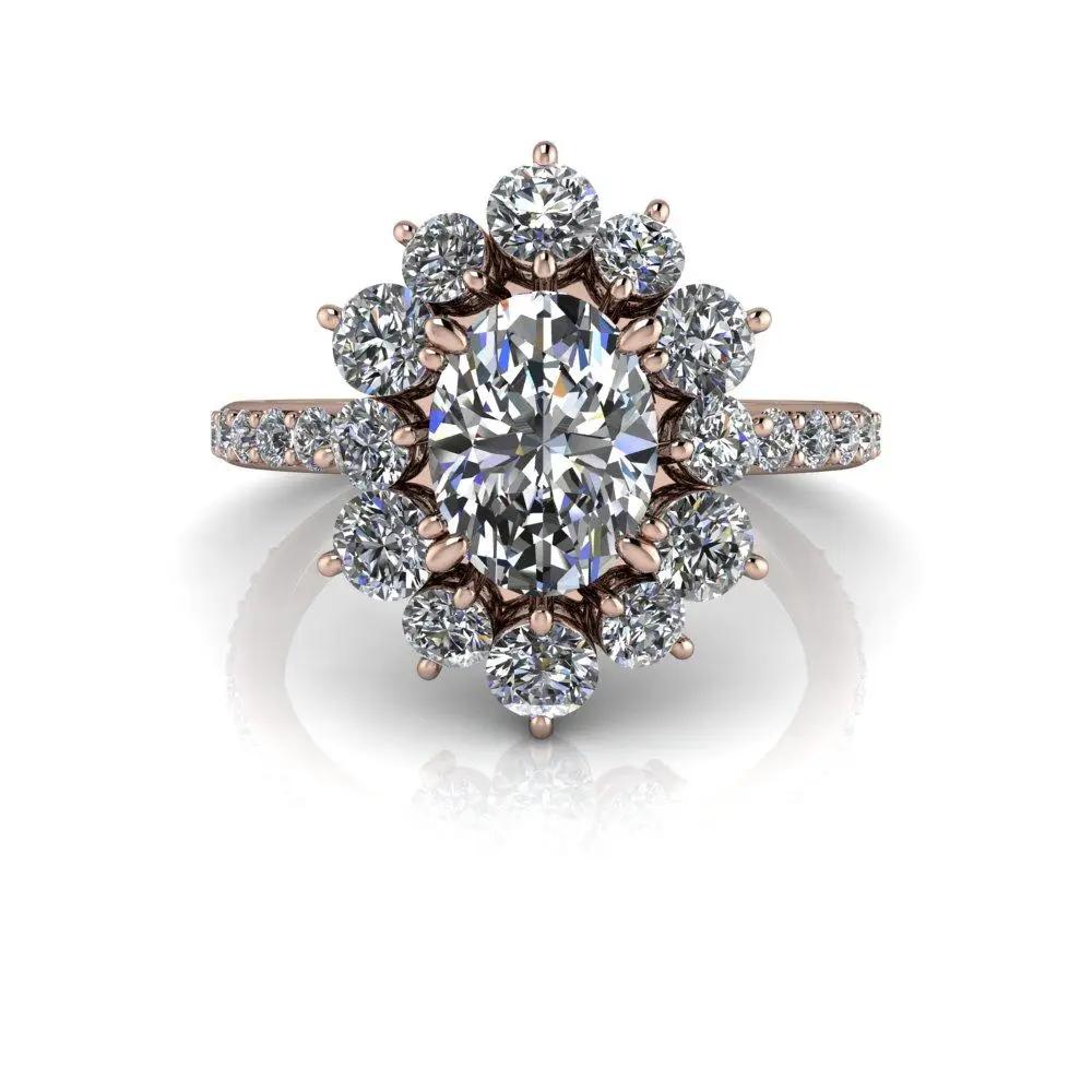 10kt rose gold Engagement Ring Bel Viaggio Designs, LLC