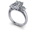 platinum Engagement Ring Bel Viaggio Designs, LLC