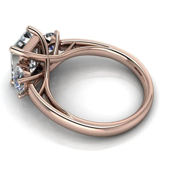 platinum Engagement Ring Bel Viaggio Designs, LLC