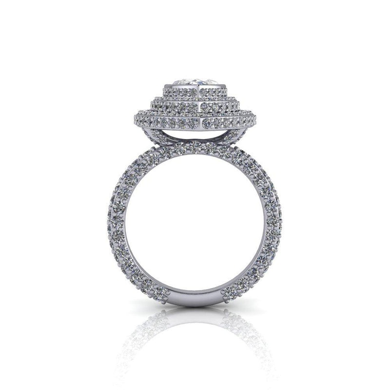 10kt white gold Engagement Ring Bel Viaggio Designs, LLC