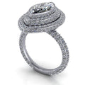 10kt white gold Engagement Ring Bel Viaggio Designs, LLC