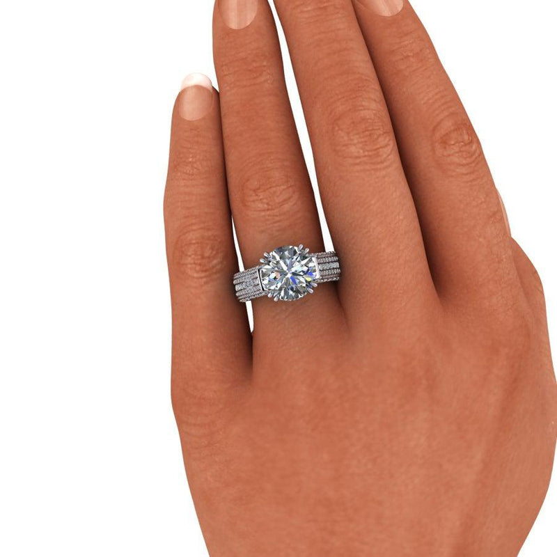 14kt rose gold Engagement Ring Bel Viaggio Designs, LLC